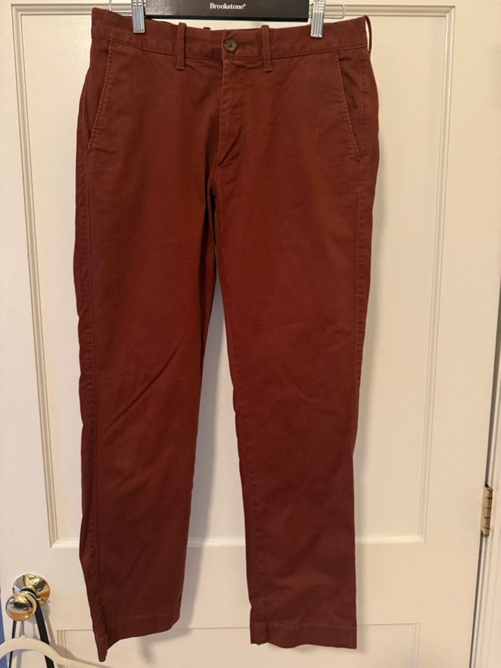 J. Crew Men's Chinos in Deep Rust